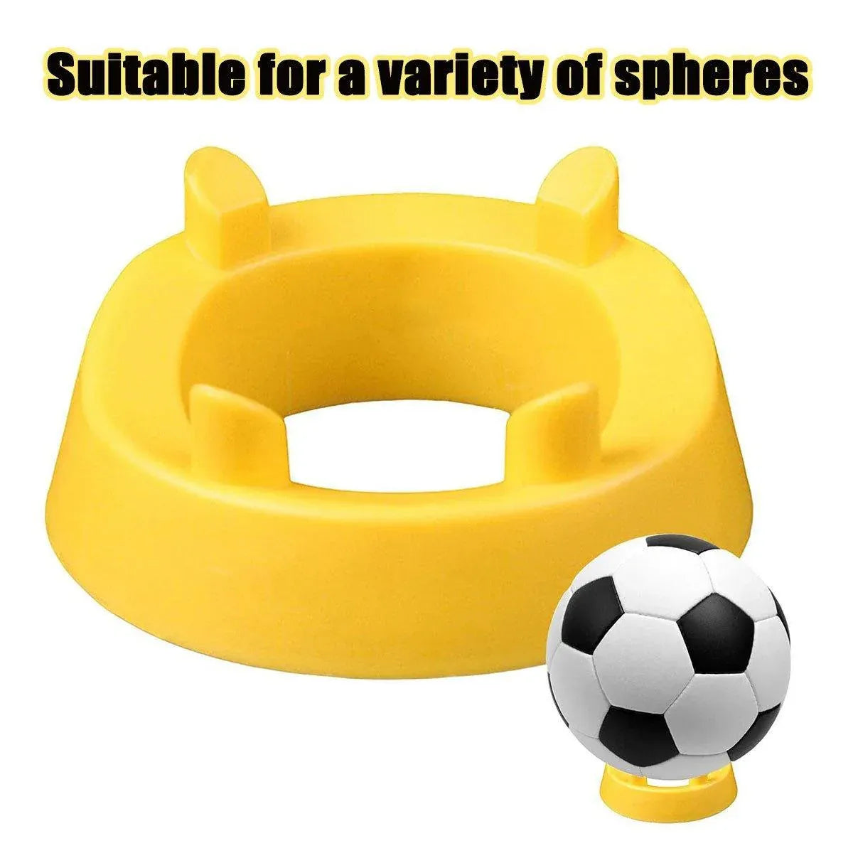 2PCS Football Basketball Volleyball Storage Stand Multi-Functional Ball Holder - Black