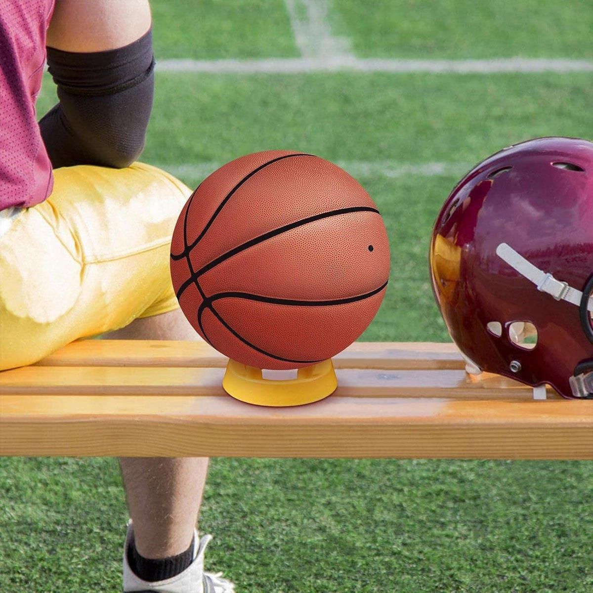 2PCS Football Basketball Volleyball Storage Stand Multi-Functional Ball Holder - Black