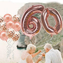 Rose Gold 32 Inch Foil Number Balloon 81cm Birthday Party Wedding Decoration - Rose Gold 4