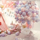 25cm Pastel Latex Balloons for Party Decoration Macaron Colour Helium Air Fill 10/100PCS - Green 100PCS
