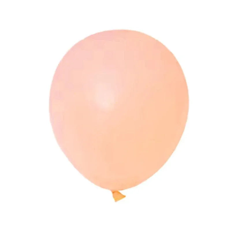 25cm Pastel Latex Balloons for Party Decoration Macaron Colour Helium Air Fill 10/100PCS - Orange 10PCS