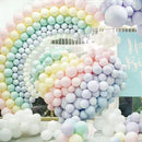 25cm Pastel Latex Balloons for Party Decoration Macaron Colour Helium Air Fill 10/100PCS - Turquoise Blue 100PCS