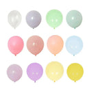 25cm Pastel Latex Balloons for Party Decoration Macaron Colour Helium Air Fill 10/100PCS - Yellow 10PCS