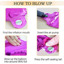 32 Inch Crown Number Foil Balloons Rainbow Iridescent Party Decoration - Crown 7