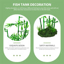 Aquarium Simulation Bamboo Decor Fish Tank Background Decoration