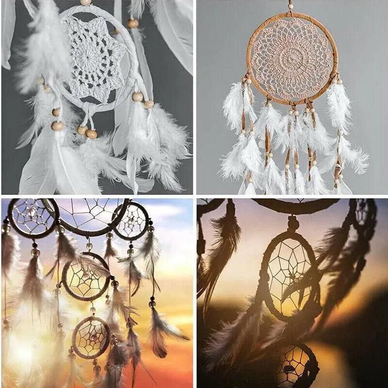 10PCS Bamboo Embroidery Hoops for Sewing Cross-Stitch & Wedding Crafts - 10CM