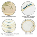 10PCS Bamboo Embroidery Hoops for Sewing Cross-Stitch & Wedding Crafts - 15CM