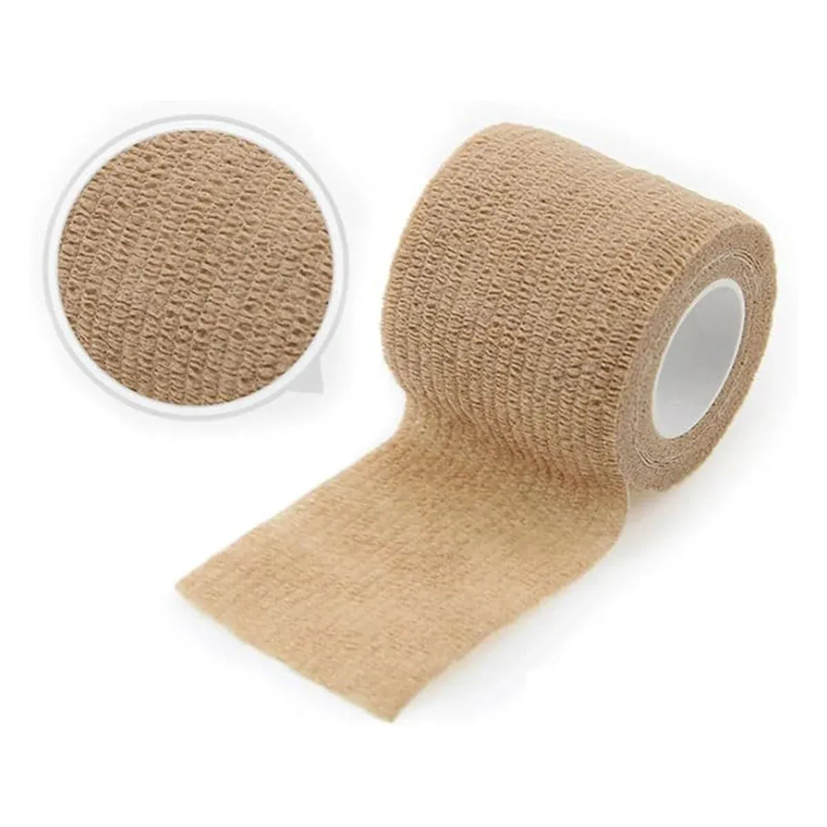 6PCS Self Adhesive Elastic Wrap Non Woven Cohesive Tape for Sports and Daily Use - 10cm