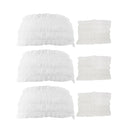 100 Beauty Salon Care Non-woven Hair Band White Edge Band Disposable Hair Net