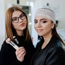 100 Beauty Salon Care Non-woven Hair Band White Edge Band Disposable Hair Net