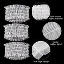 100 Beauty Salon Care Non-woven Hair Band White Edge Band Disposable Hair Net