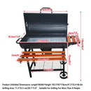 Barbecue Grill Portable Outdoor BBQ Rack Detachable Stand For Garden Picnic Use