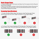 Wireless Barcode Scanner 2D QR Code Handheld Reader for Supermarket Warehouse
