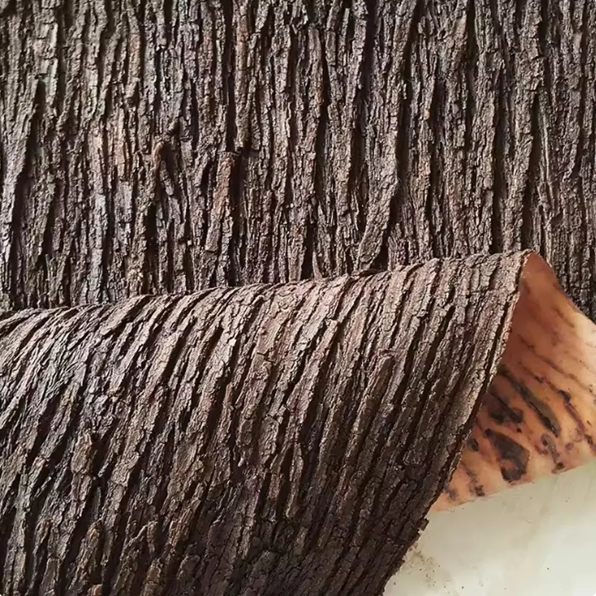 Simulation Tree Bark for Garden Yard Realistic Outdoor Decor Durable Hide Pipe