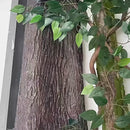 Simulation Tree Bark for Garden Yard Realistic Outdoor Decor Durable Hide Pipe