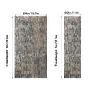 Simulation of Tree Bark Water Pipe Cover Decoration Realistic Texture Home Use - 40x100cm