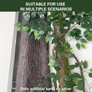 Simulation of Tree Bark Water Pipe Cover Decoration Realistic Texture Home Use - 40x100cm