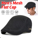 Summer Mesh Beret Cap Lightweight Breathable Thin Sunshade Hat Outdoor Style