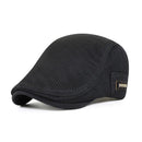 Summer Mesh Beret Cap Lightweight Breathable Thin Sunshade Hat Outdoor Style