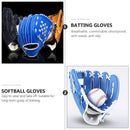 Baseball Glove Thickened Softball Glove Pitcher Mitt Sports Training Outdoor - Brown - 11.5in
