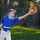 Baseball Glove Thickened Softball Glove Pitcher Mitt Sports Training Outdoor - Brown - 11.5in