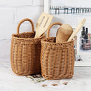 Vintage Wall Hanging Basket Kitchen Storage Basket Small Flower Basket Organizer - 12cm