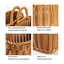 Vintage Wall Hanging Basket Kitchen Storage Basket Small Flower Basket Organizer - 15cm