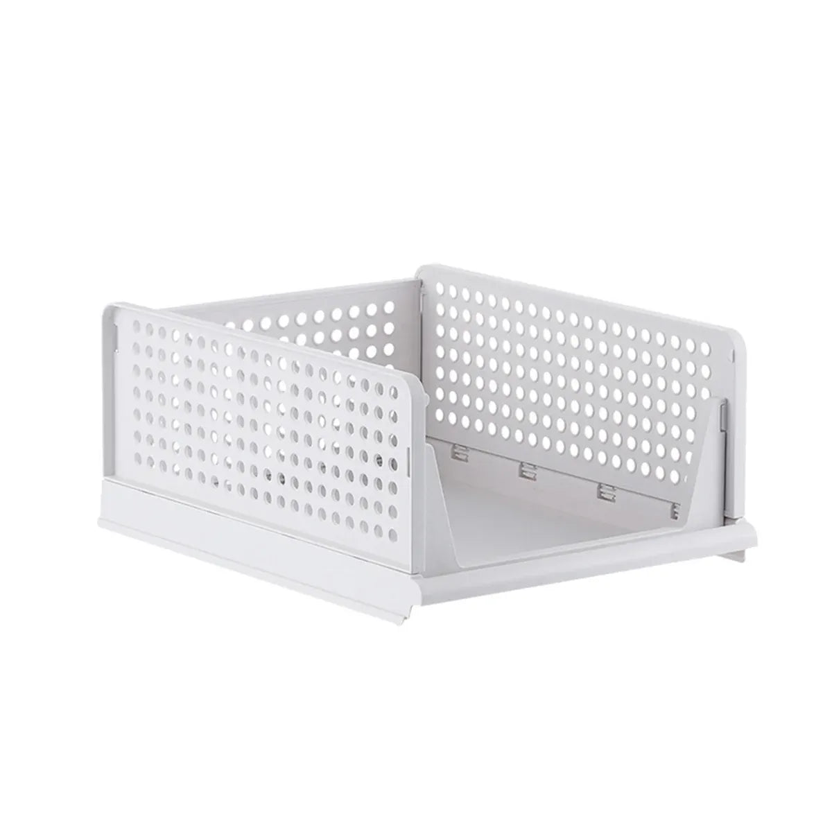 Clothes Storage Basket Stackable Drawer type Wardrobe Organizer Closet Storage - 18.5cm