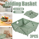Collapsible Vegetable Washing Basket Foldable for Kitchen Sink