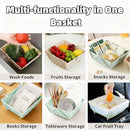 Collapsible Vegetable Washing Basket Foldable for Kitchen Sink