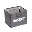 Rolling Storage Basket with Wheels for Under Desk or Shelf Organisation - Grey