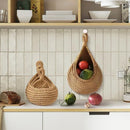 Hanging Wall Organizer Vegetable Fruit Basket Kitchen Storage Pouch Bag Diy 6Size - L