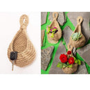 Hanging Wall Organizer Vegetable Fruit Basket Kitchen Storage Pouch Bag Diy 6Size - L