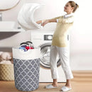 82L Large Capacity Laundry Basket for Dirty Clothes Toy Storage and Organizing - Red