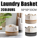 Foldable Large Laundry Hamper Dirty Clothes Basket Space Saving Durable For Home - Yellow