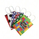 30PCS Fashion Ball Kraft Paper Gift Bag Festivals gift tote bag Party Favor Bag - Basketball-30pcs