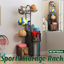 Home Sports Equipment Storage Rack for Mats Balls Sports Equipment Sturdy