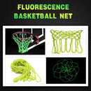 Glow in the Dark Basketball Net Fluorescent Green Luminous Hoop Net 12 Loops
