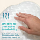 3D Breathable Mesh Bathtub Pillow Non Slip For Bathroom Spa Neck Back Support