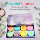 Aromatherapy Shower Tablets 8 Pack Gift Box Relaxing Scented Shower Steamers