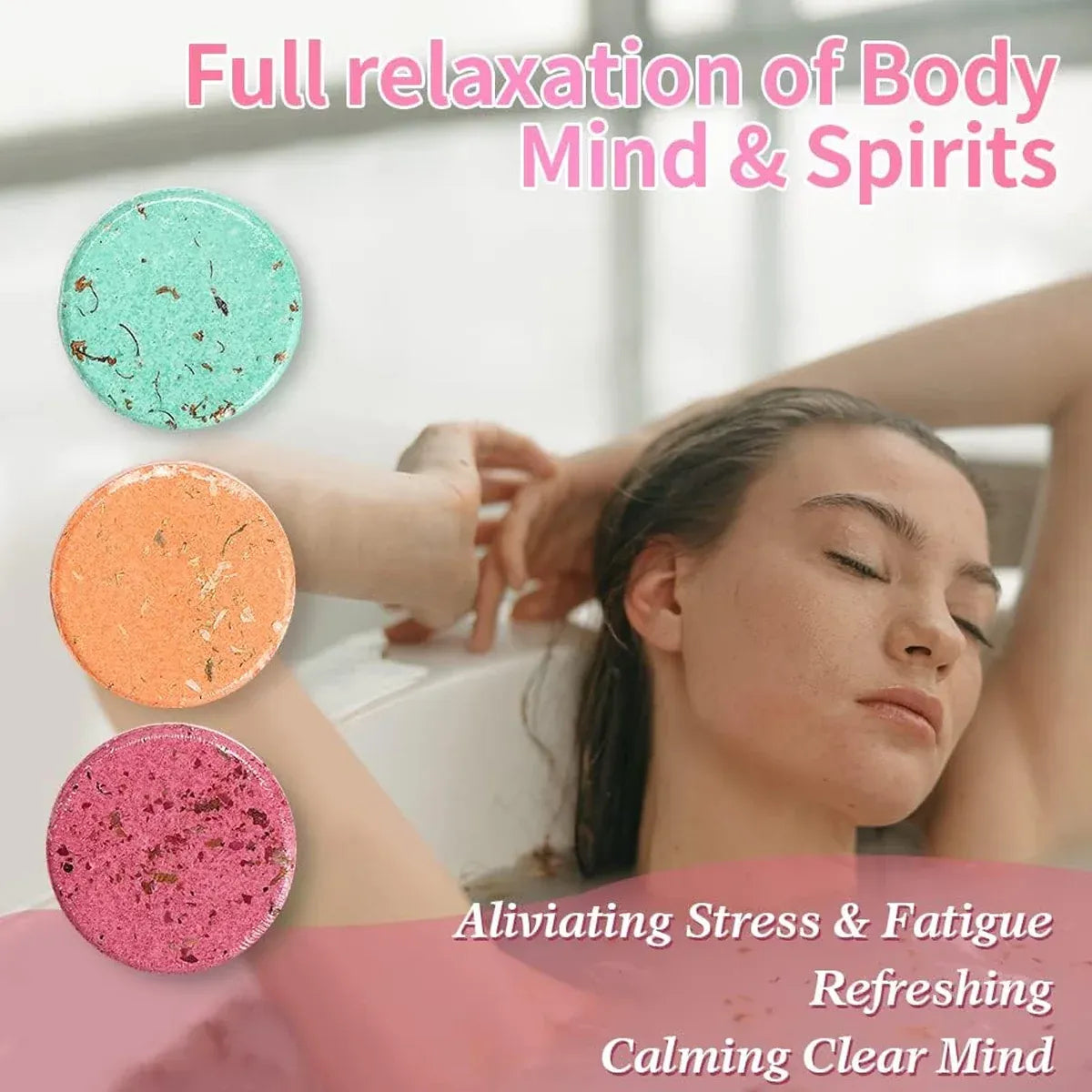 Shower Steamers Gift Set Aromatherapy Tablets for Spa and Relaxation - 30g-8pcs