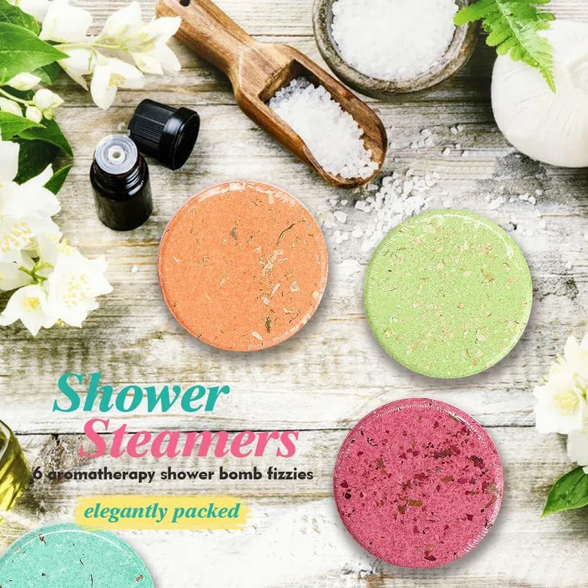 Shower Steamers Gift Set Aromatherapy Tablets for Spa and Relaxation - 30g-8pcs
