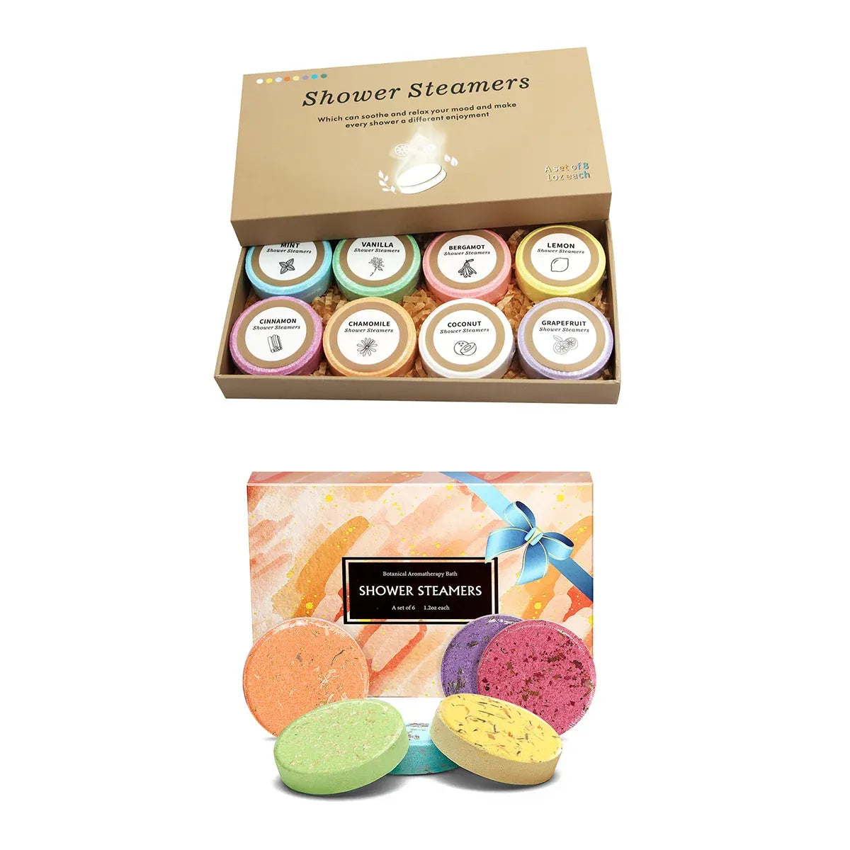 Shower Steamers Gift Set Aromatherapy Tablets for Spa and Relaxation - 35g-6pcs