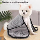 Quick Drying Pet Bath Towel Fast Absorbent Dog Cat Cleaning Towel for Grooming - Purple