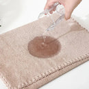 Coral Velvet Towel Set Bath Towels Soft Absorbent Quick Dry Face Hand Cloth Home - Blue