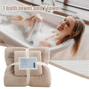 Coral Velvet Towel Set Bath Towels Soft Absorbent Quick Dry Face Hand Cloth Home - Blue