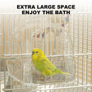 Parrot Bathing Cage Accessories Large Multi Purpose Bird Bathtub Sleeping Nest