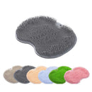 Foot Back Body Scrubber Massager Pad Shower Bath Exfoliating Brush Cleaning Mat - Green