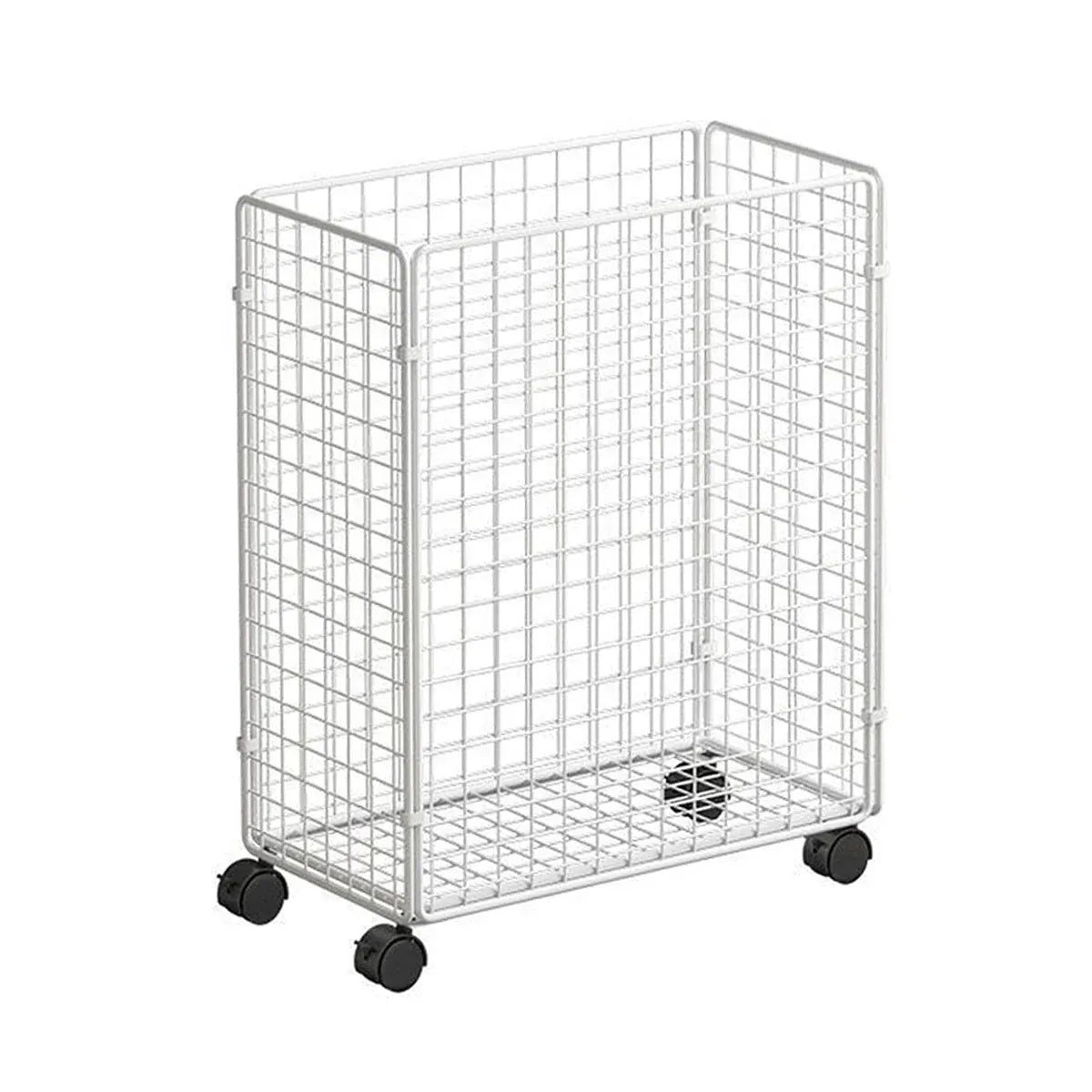 Moveable Crevice Storage Basket with Wheels Space Saving Waterproof Durable