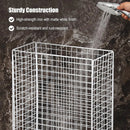Moveable Crevice Storage Basket with Wheels Space Saving Waterproof Durable